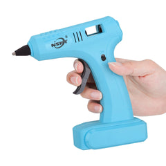 Pistol de Lipit POKKO GLUEGUN™, Wireless si Portabil, Silicon la Cald, , Baterie Li-Ion, Incarcare USB-C, Ideal pentru Hobby, Reparatii si Bricolaj, 10x Bete Silicon incluse