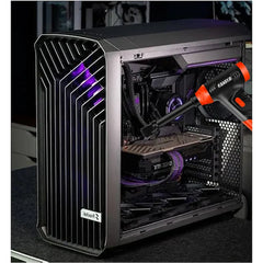 Suflanta aer portabila, POKKO BLOWER, indicator baterie, turbo fan, 140000 RPM, 4 trepte de putere, baterie 2500mAh, USB-C, alb