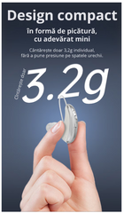 Set aparat auditiv POKKO PRO™, digital, reincarcabil USB, amplificare 130 dB, reducere zgomot, pentru adulti si varstnici, certificat CE