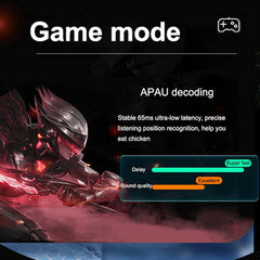 Casti wireless bluetooth POKKOBUDS®, gaming, fitness, 5.0, rezistente la apa IPX5, noise cancellation