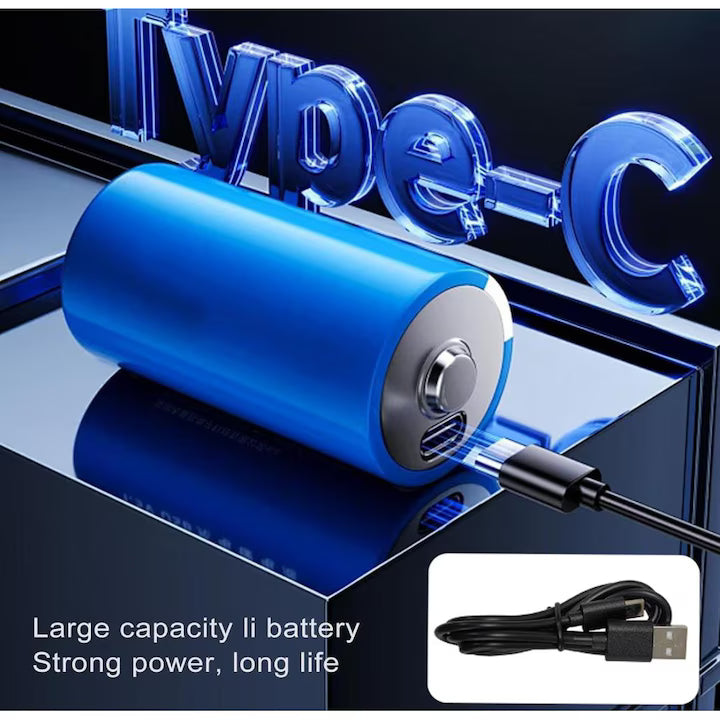 Suflanta aer portabila, POKKO BLOWER, indicator baterie, turbo fan, 140000 RPM, 4 trepte de putere, baterie 2500mAh, USB-C, alb