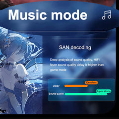 Casti wireless bluetooth POKKOBUDS®, gaming, fitness, 5.0, rezistente la apa IPX5, noise cancellation