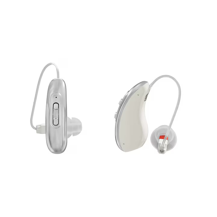 Set aparat auditiv POKKO PRO™, digital, reincarcabil USB, amplificare 130 dB, reducere zgomot, pentru adulti si varstnici, certificat CE