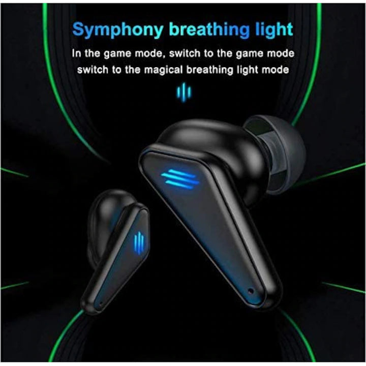 Casti wireless bluetooth POKKOBUDS®, gaming, fitness, 5.0, rezistente la apa IPX5, noise cancellation