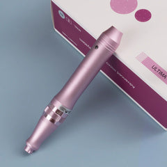 Aparat masaj facial, Dermapen Wireless POKKO BEAUTY dr.PEN M7, Microneedling Profesional, cu 10 rezerve incluse, Rejuvenare Piele & Anti-Aging